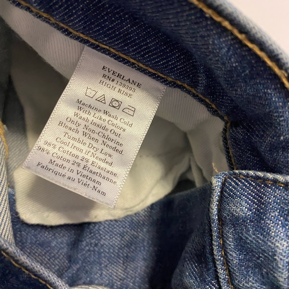 Everlane high rise skinny jeans 25 - Picture 6 of 9